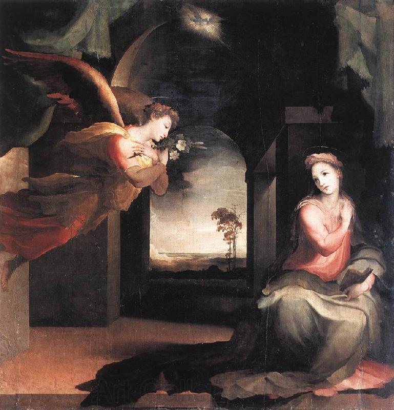 BECCAFUMI, Domenico The Annunciation  jhn Germany oil painting art